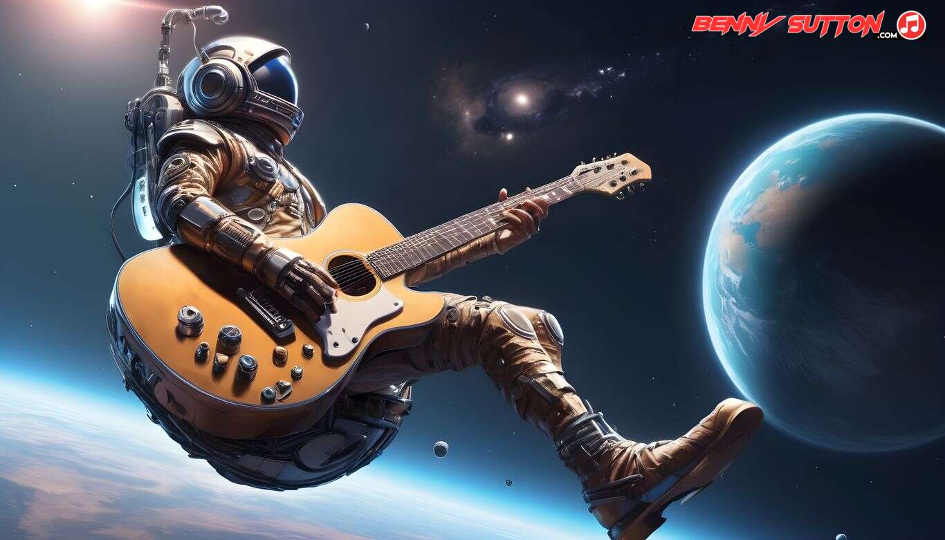 guitar spaceman